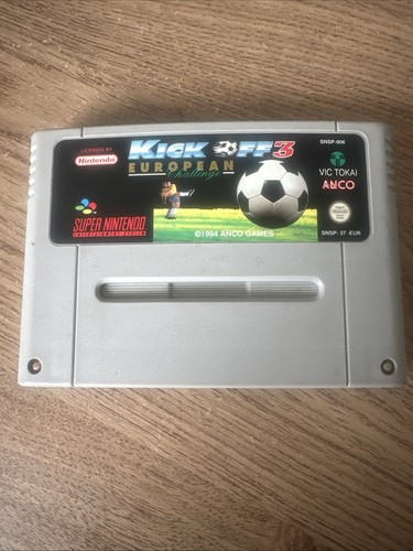 Snes kick off european - kick, 3: