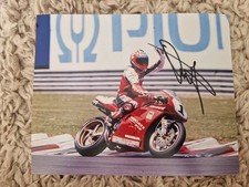Carl Fogarty Signed 10x8 Superbikes Photo, Silverstone *COA*