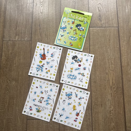 Smurfs music musical stickers - music,