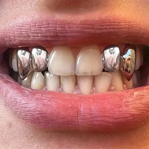 Body jewelry glossy teeth - glossy,