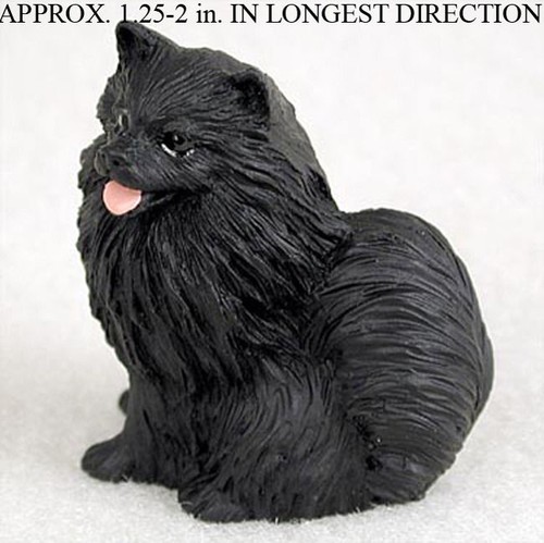 Pomeranian mini hand painted - pomeranian,