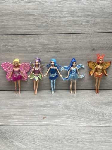 Set five collectible barbie - of,