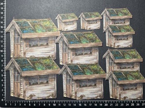 Shed die cuts - cuts,, embellishments