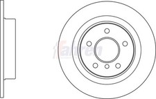 Fahren FBD6813 Brake Disc Rear