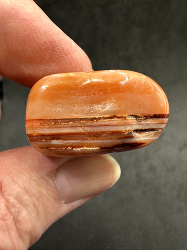 Banded agate large tumble - agate,