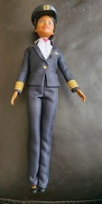 Barbie Virgin Atlantic Pilot Doll Captain Uniform Limited Edition RARE,Mint Cond