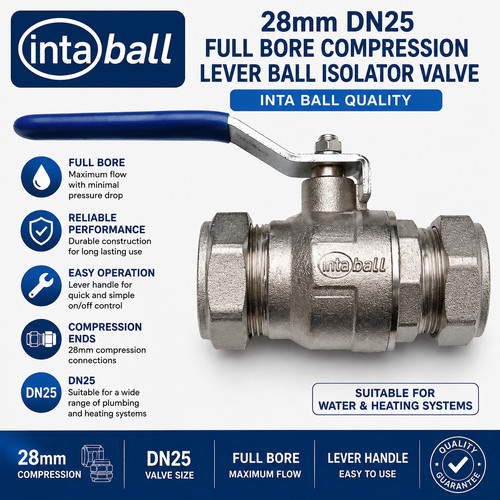 Inta ball 28mm dn25 full - ball,