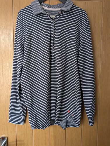 Joules navy white stripe - white,