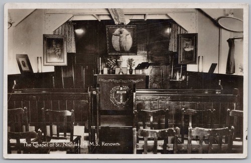 Hms renown the chapel st - hms, of