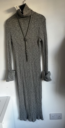 George asda grey ribbed maxi - george,