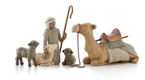 Willow tree nativity piece - tree, 4-piece