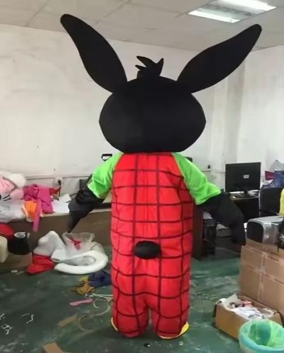 Anime black rabbit mascot - anime,