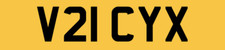 VICKY VICTOR X NUMBER PLATE