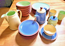 DENBY JUICE TABLEWARE - APPLE, BLUE, LEMON - AVAILABLE INDIVIDUALLY - VVGC