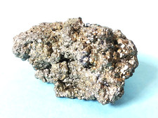 IRON PYRITE CLUSTER  FOOL'S GOLD MINERAL DISPLAY STONE  72G