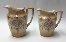 Crown Devon Fieldings - Spring Pattern 653216 - Pitchers / Jugs x2