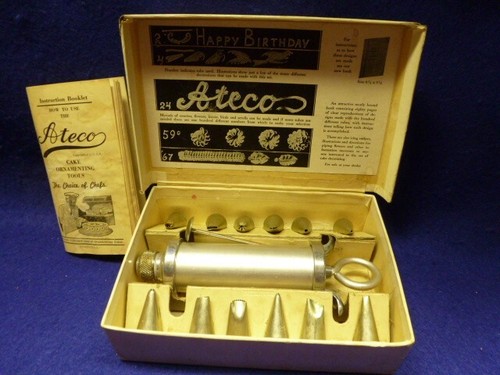 Vtg ateco cake decorating - vtg,