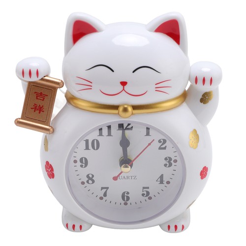 Lucky cat alarm clock - clock, student