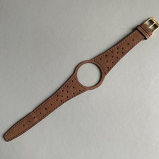 Swiss Made Brown Leather Strap