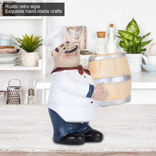 Resin chef statue toothpick - statue,