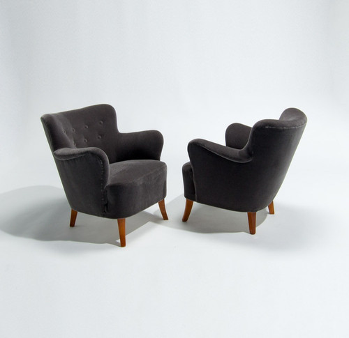 Vintage danish lounge chairs - vintage,