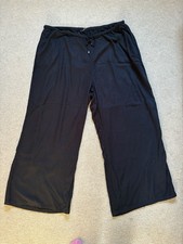 george linen style trousers