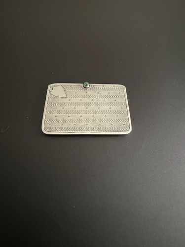 Edwardian solid silver sliding - silver,