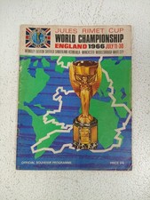 1966 World Cup Jules Rimet Official Tournament Souvenir Programme 1966 Rare