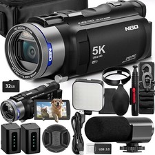 NBD Video Camera 5K 48MP 16X 3'' Camcorder With WIFI Remote Control for Vlogging