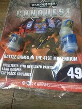 Warhammer 40k 40.000 Conquest Magazine Issue 49 Paints  Free P&P