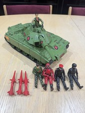 ACTION FORCE Z FORCE MOBAT COMBAT TANK  WORKING COMPLETE WITH STEELER + EXTRAS