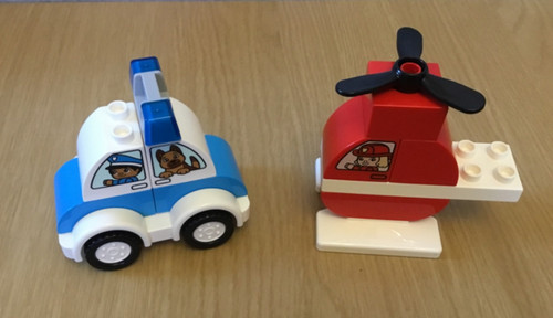 Lego duplo fire helicopter - fire, &