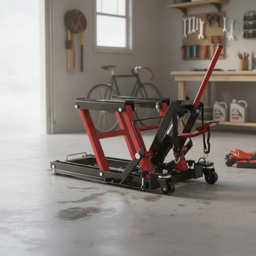 Hydraulic motorcycle lift - motorcycle,