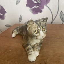 Winstanley Tabby Cat Laying Size 3 Signed Stunning Example  
