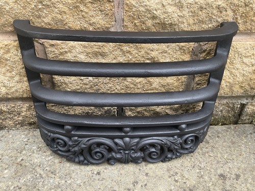 Antique cast iron black fire - cast,