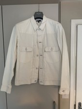 Levi’s White Trucker Jacket Medium