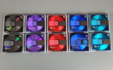 10 Used SONY Color MiniDiscs 74 and 80 min w Cases L4