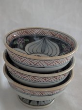 3 x Vintage Japanese Sake Cups
