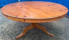 Large Round Pine Dining /