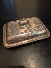 EPNS Entree Serving Dish with Lid, C & G Hallmark