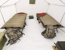 Water Resistant 10X12' Canvas Tent Floor Heavy-Duty PVC Flooring for Wall Tent