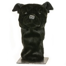 Staffy Golf Cover, Black –