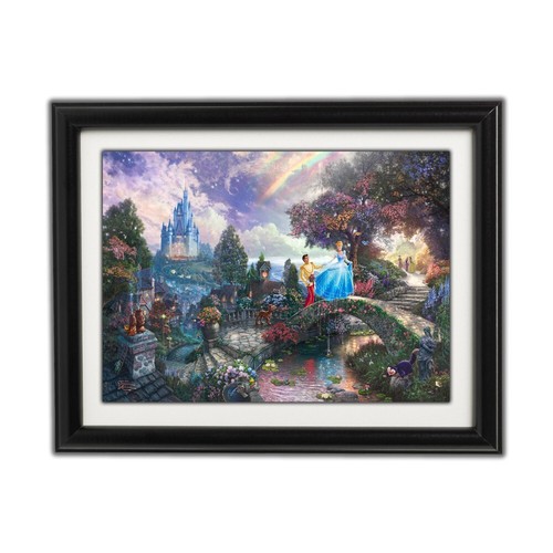 Cinderella framed print - print, by