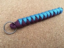 West Ham Paracord Keyring Claret & Blue