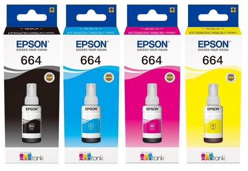 Epson 664 ecotank ink - 664, bottles