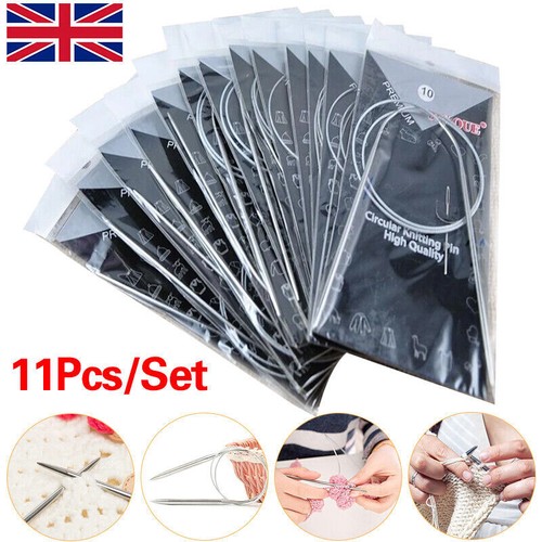 11pcs 80cm metal knitting - ,