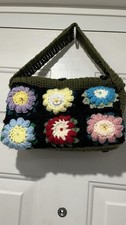 new handmade crochet bag with