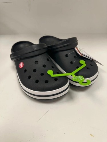 Croc black and - black, white