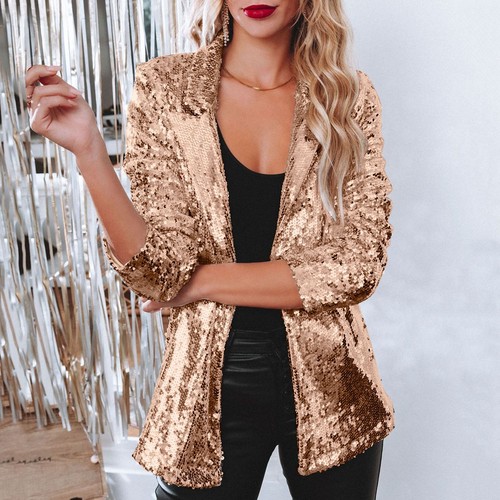 Ladies sparkly sequins long - sparkly,