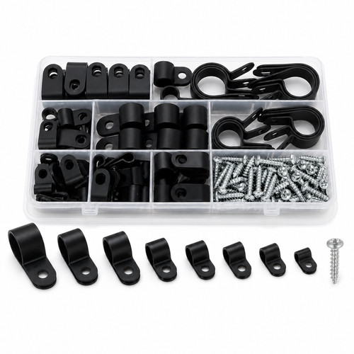 162pcs type cable clips - 162pcs,